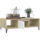 VidaXL-Salontafel-103,5x60x35-cm-spaanplaat-wit-en-sonoma-eikenkleurig