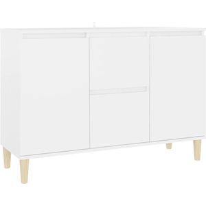 VidaXL Dressoir 103,5x35x70 cm - Spaanplaat Wit