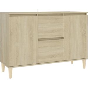 VidaXL Dressoir 103,5x35x70 cm - Spaanplaat Sonoma Eikenkleurig