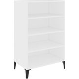 vidaXL Dressoir 57x35x90 cm spaanplaat wit