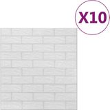 VidaXL-3D-behang-zelfklevend-10-st-bakstenen-wit