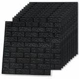 VidaXL-3D-behang-zelfklevend-20-st-bakstenen-zwart