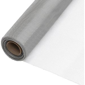 vidaXL Fliegengitter Edelstahl 100x2000 cm Silbern