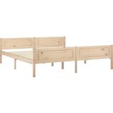 Vidaxl - Massivholzbett,Schlafzimmerbett,Doppelbett Kiefer 180x200 cm