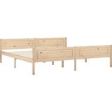 vidaXL Bedframe massief grenenhout 200x200 cm