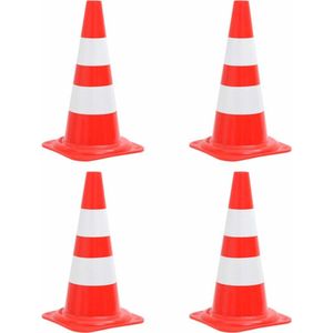 vidaXL-Verkeerskegels-4-st-reflecterend-50-cm-rood-en-wit