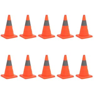 Verkeerskegel geel - pilon 50cm hoog