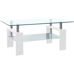 vidaXL-Salontafel-95x55x40-cm-gehard-glas-transparant-en-wit