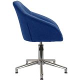 vidaXL-Kantoorstoel-draaibaar-stof-blauw