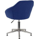 vidaXL-Kantoorstoel-draaibaar-stof-blauw