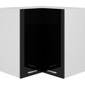 vidaXL-Hanghoekkast-57x57x60-cm-spaanplaat-hoogglans-zwart
