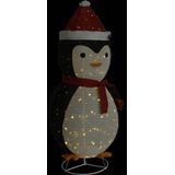 vidaXL Weihnachtsdekoration Pinguin-Figur LED Luxus-Gewebe 180 cm