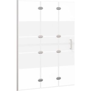 VidaXL-Douchewand-inklapbaar-100x140-cm-ESG-wit