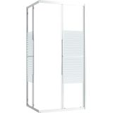 vidaXL - Douchecabine - 90x70x180 - cm - ESG