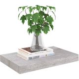 vidaXL - Wandschap - Betongrijs - MDF