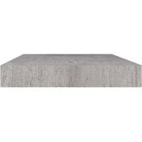vidaXL - Wandschap - Betongrijs - MDF