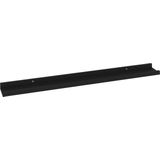 vidaXL Wandregale 4 Stk. Schwarz 80x9x3 cm
