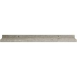 vidaXL Wandregale 4 Stk. Betongrau 60x9x3 cm