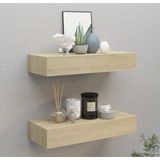 Haba - Wandplank - Eiken - MDF en Metaal - Inclusief 2 Lades