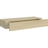 Haba - Wandplank - Eiken - MDF en Metaal - Inclusief 2 Lades
