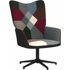 VidaXL Patchwork Stof Relaxstoel