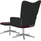 Relaxsessel mit Hocker Patchwork Stoff Vidaxl