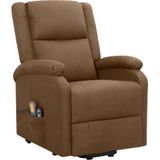 Verstelbare Massagestoel - Grijs - Stof - Elektrische Heffunctie