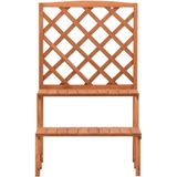 Blumentreppe mit Rankgitter 70x42x115 cm Massivholz Tanne Vidaxl
