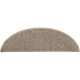 vidaXL Trapmatten - Bruin - 100% PP - Set van 15