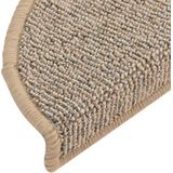 vidaXL Trapmatten - Bruin - 100% PP - Set van 15