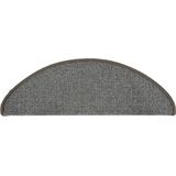 vidaXL Trapmatten - Grijs - 100% PP - 15 Stuks