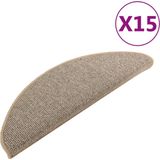 Trapmat - Grijs en Bruin - 100% PP - 15 Stuks