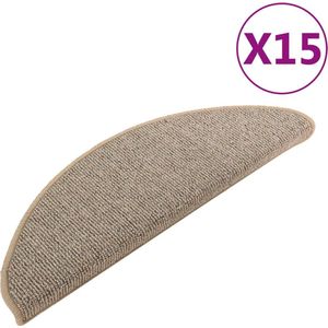 Trapmat - Grijs en Bruin - 100% PP - 15 Stuks