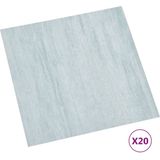 vidaXL PVC-Fliesen Selbstklebend 20 Stk. 1,86 m² Grün