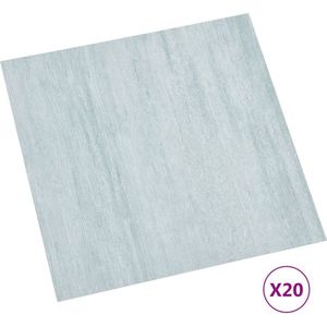 vidaXL PVC-Fliesen Selbstklebend 20 Stk. 1,86 m² Grün