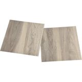 vidaXL - Vloerplanken - 20 - st - zelfklevend - 1,86 - m² - PVC - taupe