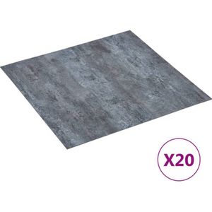 VidaXL-Vloerplanken-20-st-zelfklevend-1,86-m²-PVC-grijs-marmerpatroon