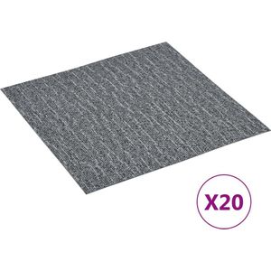 vidaXL - Vloerplanken - 20 - st - zelfklevend - 1,86 - m² - PVC - grijs