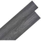 vidaXL - Vloerplanken - zelfklevend - 5,21 - m² - 2 - mm - PVC - zwart - en - wit
