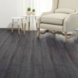 vidaXL - Vloerplanken - zelfklevend - 5,21 - m² - 2 - mm - PVC - zwart - en - wit