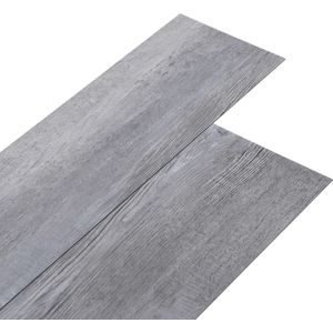 vidaXL - Vloerplanken - zelfklevend - 5,21 - m² - 2 - mm - PVC - mat - houtgrijs