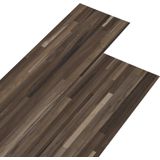 vidaXL PVC-Fliesen Selbstklebend 5,21 m² 2 mm Braun Gestreift