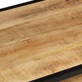 VidaXL Salontafel 90x45x35 cm Massief Ruw Mangohout