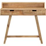 VidaXL Bureau 100x45x90 cm - Massief Ruw Mangohout