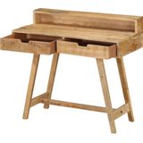 VidaXL Bureau 100x45x90 cm - Massief Ruw Mangohout