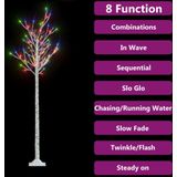 vidaXL Weihnachtsbaum 180 LEDs 1,8 m Bunt Indoor Outdoor