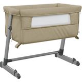 vidaXL-Babybox-met-matras-linnen-taupe