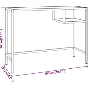 vidaXL-Computerbureau-100x36x74-cm-gehard-glas-transparant