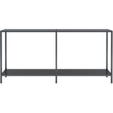 VidaXL Wandtafel 160x35x75,5 cm Gehard Glas Zwart