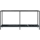 vidaXL-Wandtafel-160x35x75,5-cm-gehard-glas-zwart